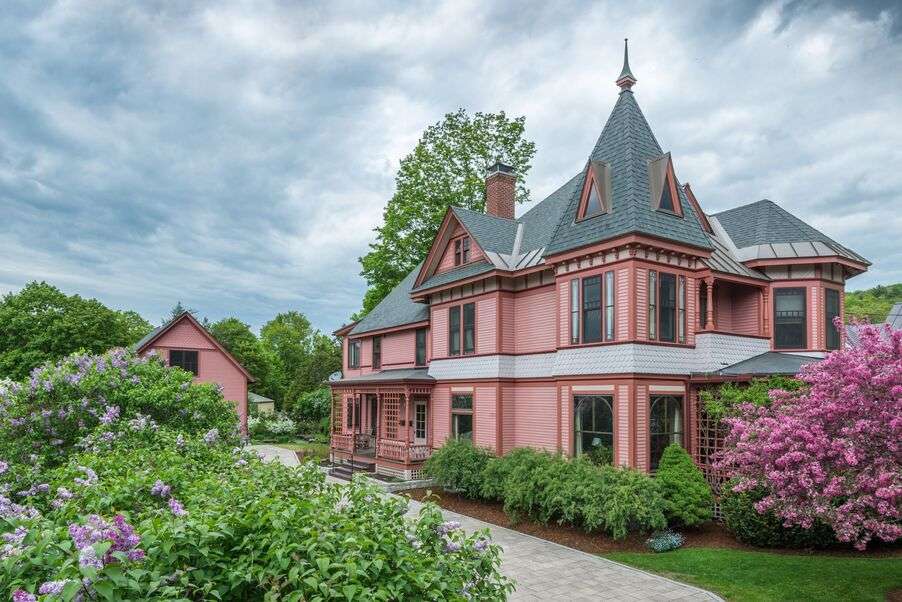 Hus av viktoriansk typ i Montpelier Vermont USA #59 Pussel online