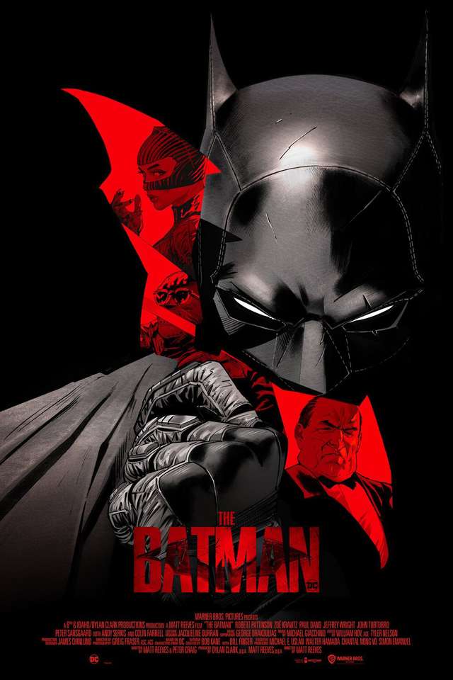 Affisch Batman pussel på nätet