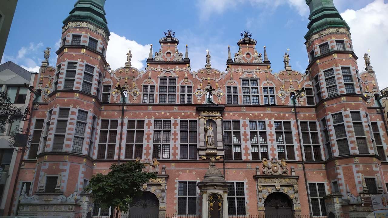 Oude binnenstad van Gdansk legpuzzel online