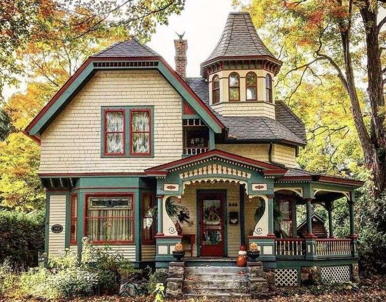 Viktorianisches Haus in Romeo Michigan USA #63 Online-Puzzle