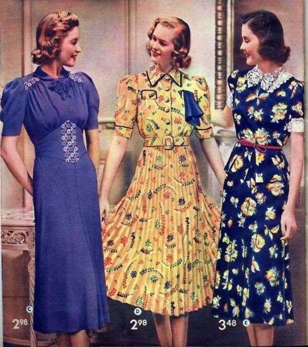 Damas con moda del Año 1938 (2) rompecabezas en línea
