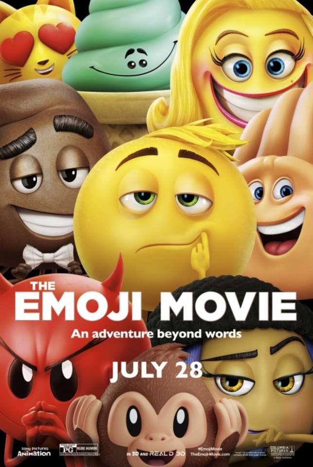 El póster de la película Emoji rompecabezas en línea