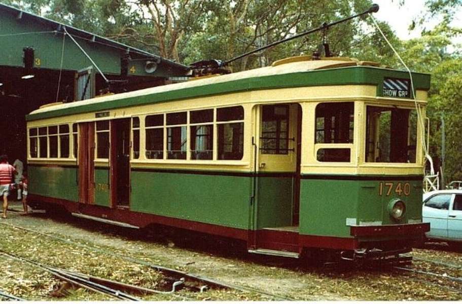 Локомотив клас R Sydney Traway Museum онлайн пъзел