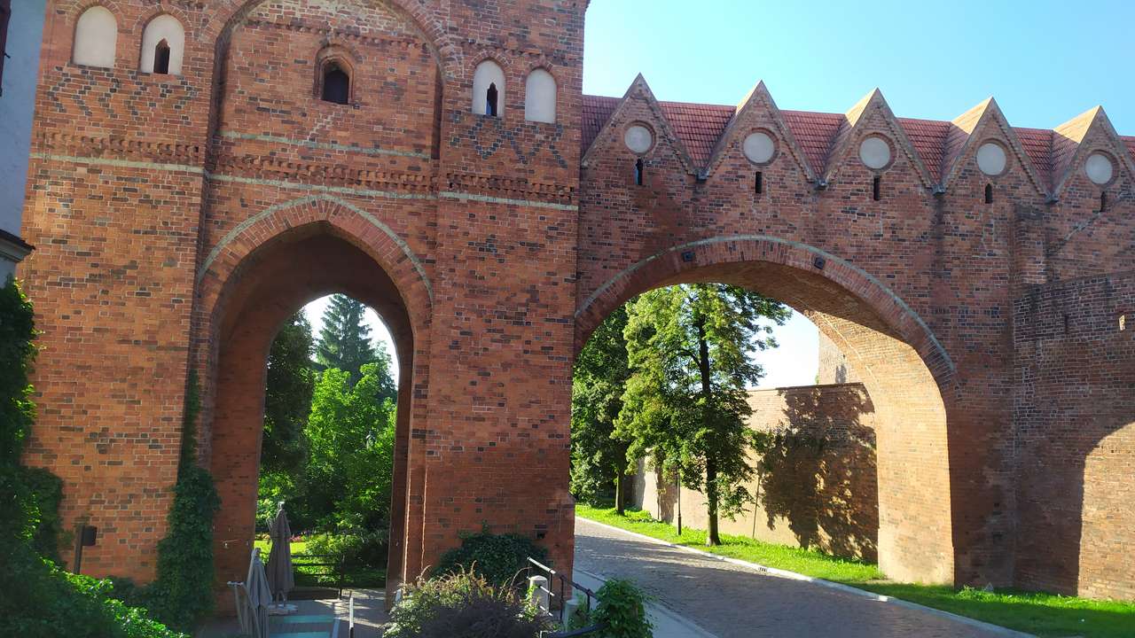 Lors d'une visite à Toruń puzzle en ligne