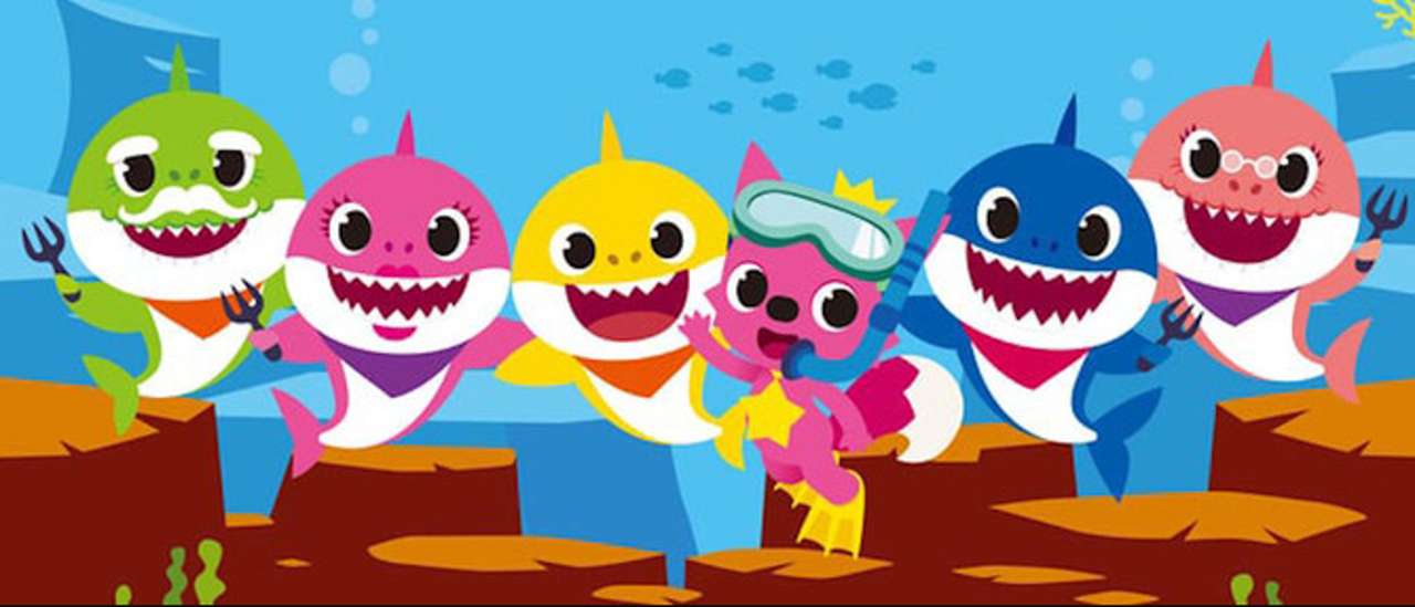 Tiburón bebé de Pinkfong rompecabezas en línea