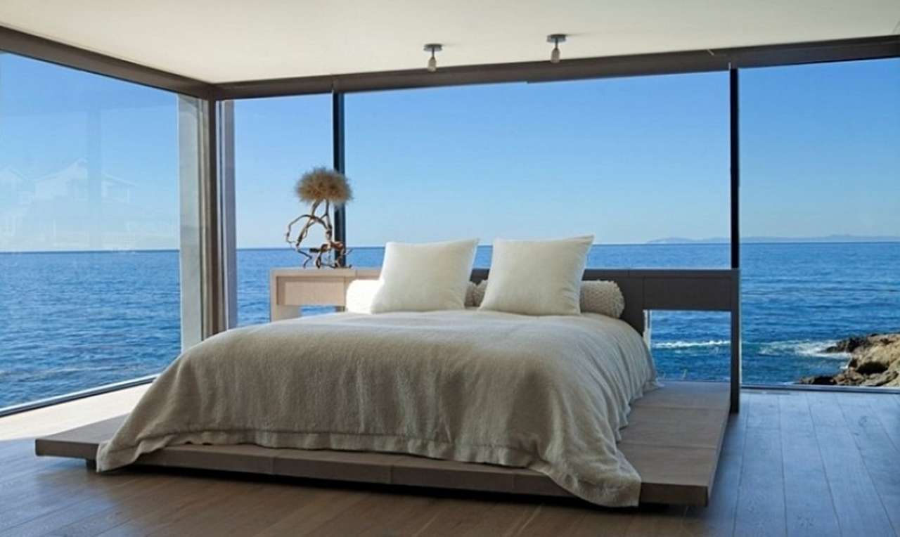 Moderne slaapkamer in Californië legpuzzel online