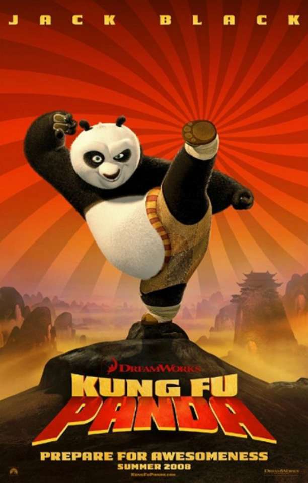 Kung Fu Panda film plakátja online puzzle