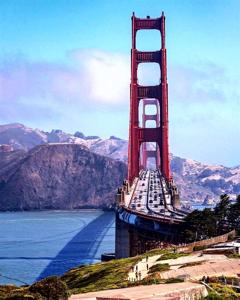 het grote rood van San Francisco legpuzzel online