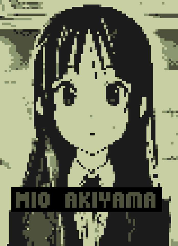 8 bitars Mio akiyama pussel på nätet