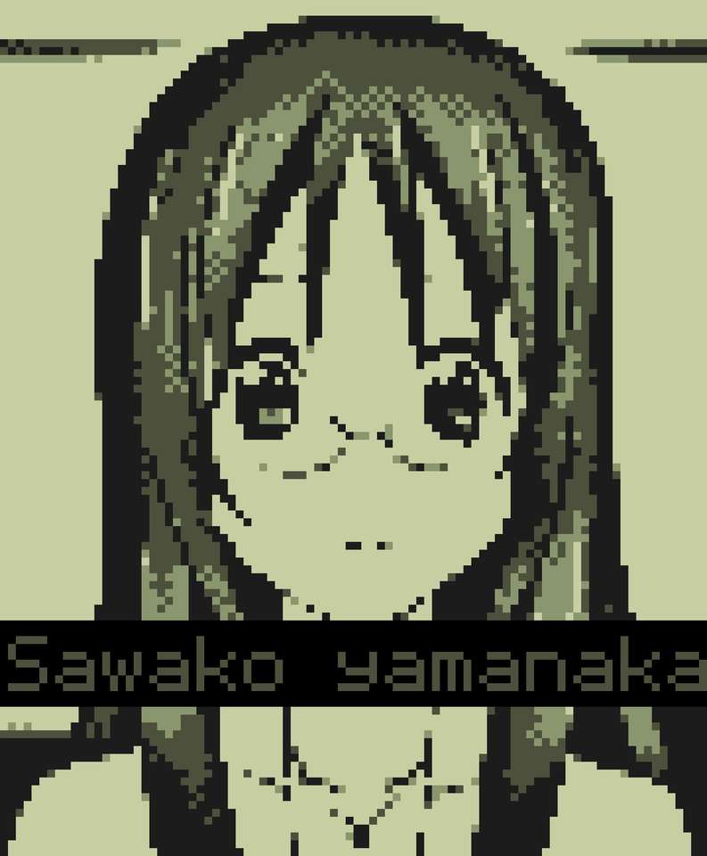 8 бит Яманака Савако пазл онлайн