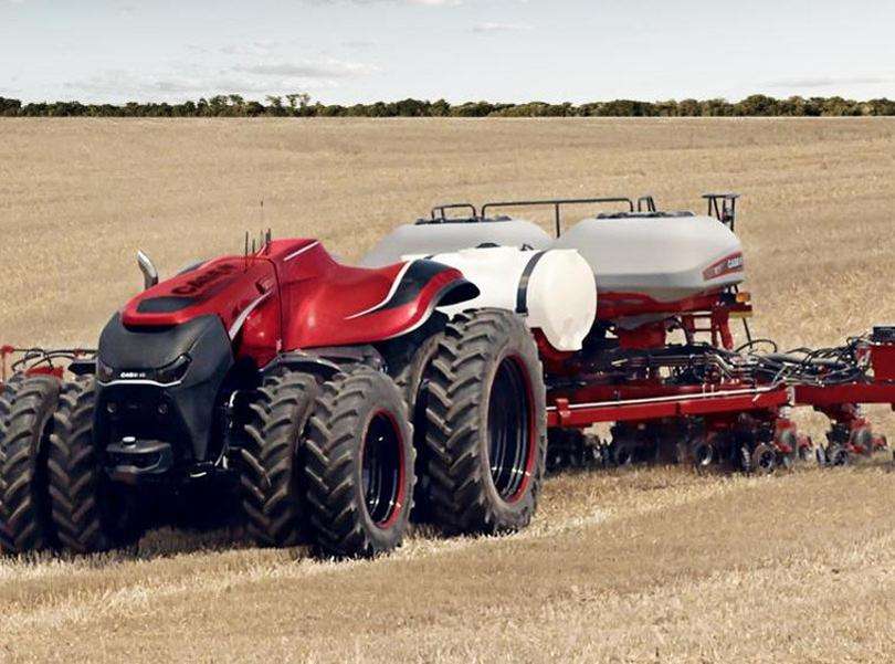 De tractor van de toekomst - zonder bestuurder en cabine online puzzel