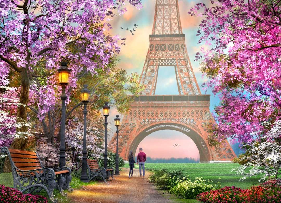 περπατώντας στο Παρίσι παζλ online