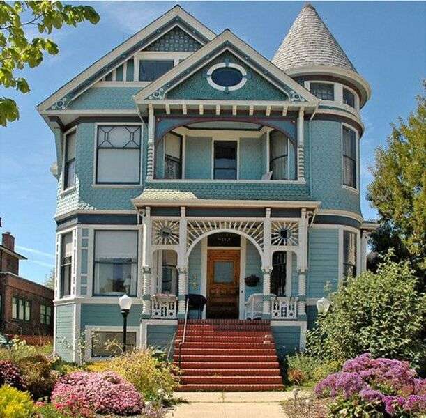 Victoriaans huis in Californië, VS #69 legpuzzel online