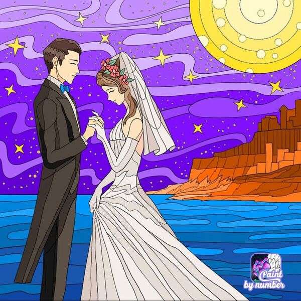 Loving couple just married (4) #51 online puzzle