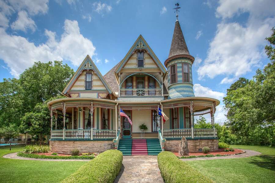 Casa tipo vitoriana no Texas EUA ano 1897 #73 quebra-cabeças online