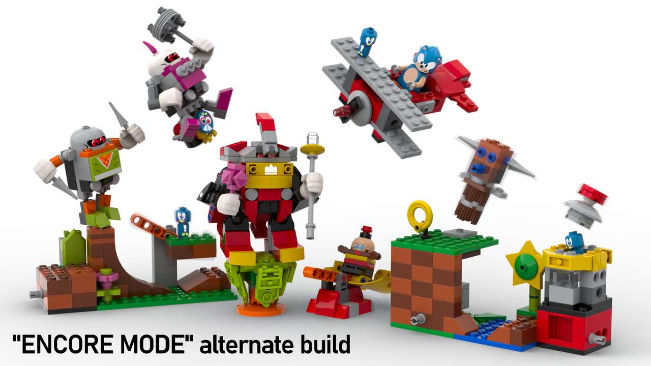 Гра Лего Сонік пазл онлайн