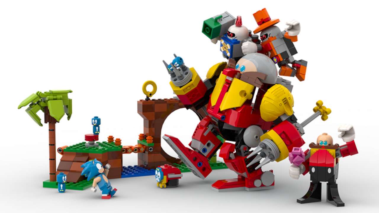 Jogos do Sonic Lego divertidos - puzzle online
