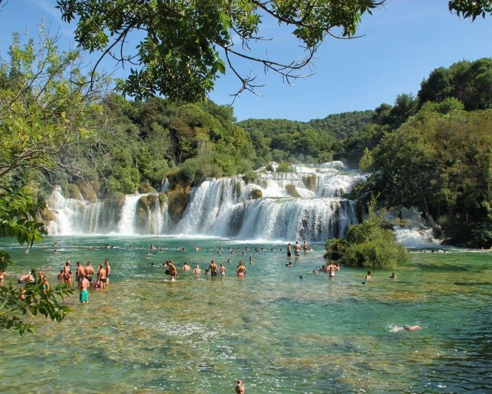 クロアチアのクルカ国立公園 ジグソーパズルオンライン