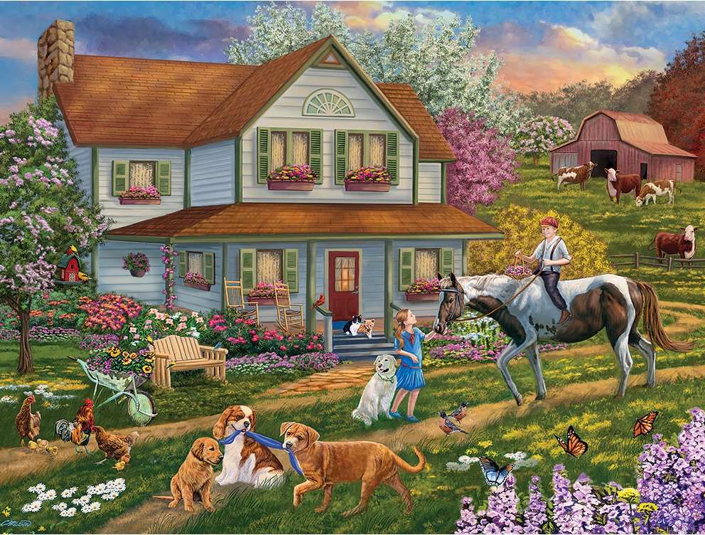 << In the countryside >> online puzzle