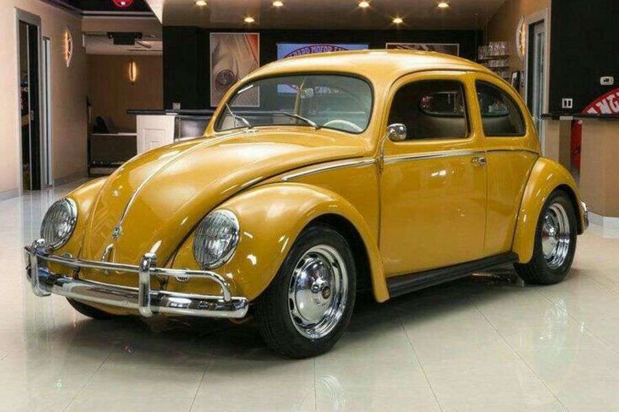 Автомобіль Volkswagen Beetle 1956 року випуску онлайн пазл