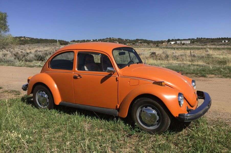 1974 volkswagen beetle car skládačky online