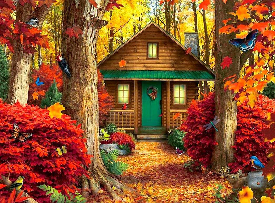 the cabin in the woods jigsaw puzzle online