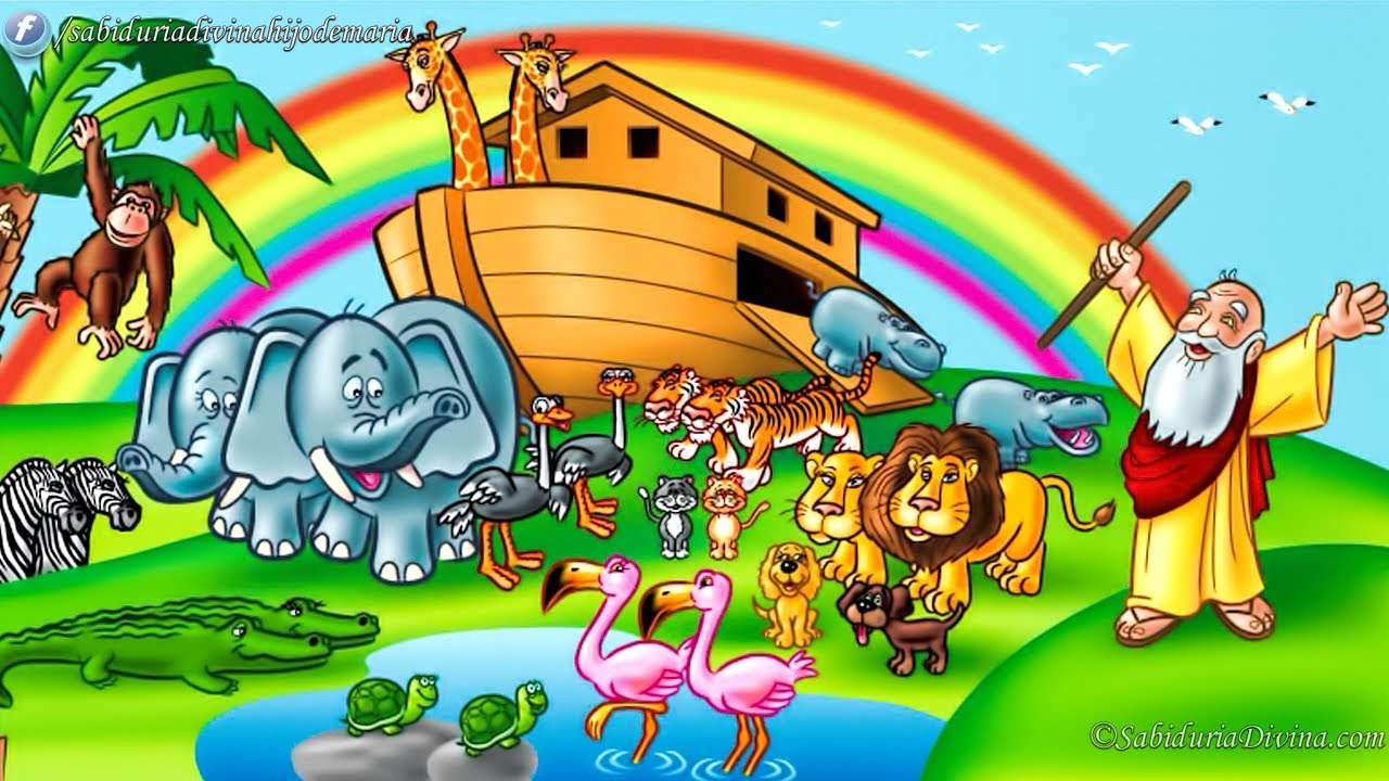 L'arche de Noé. puzzle en ligne