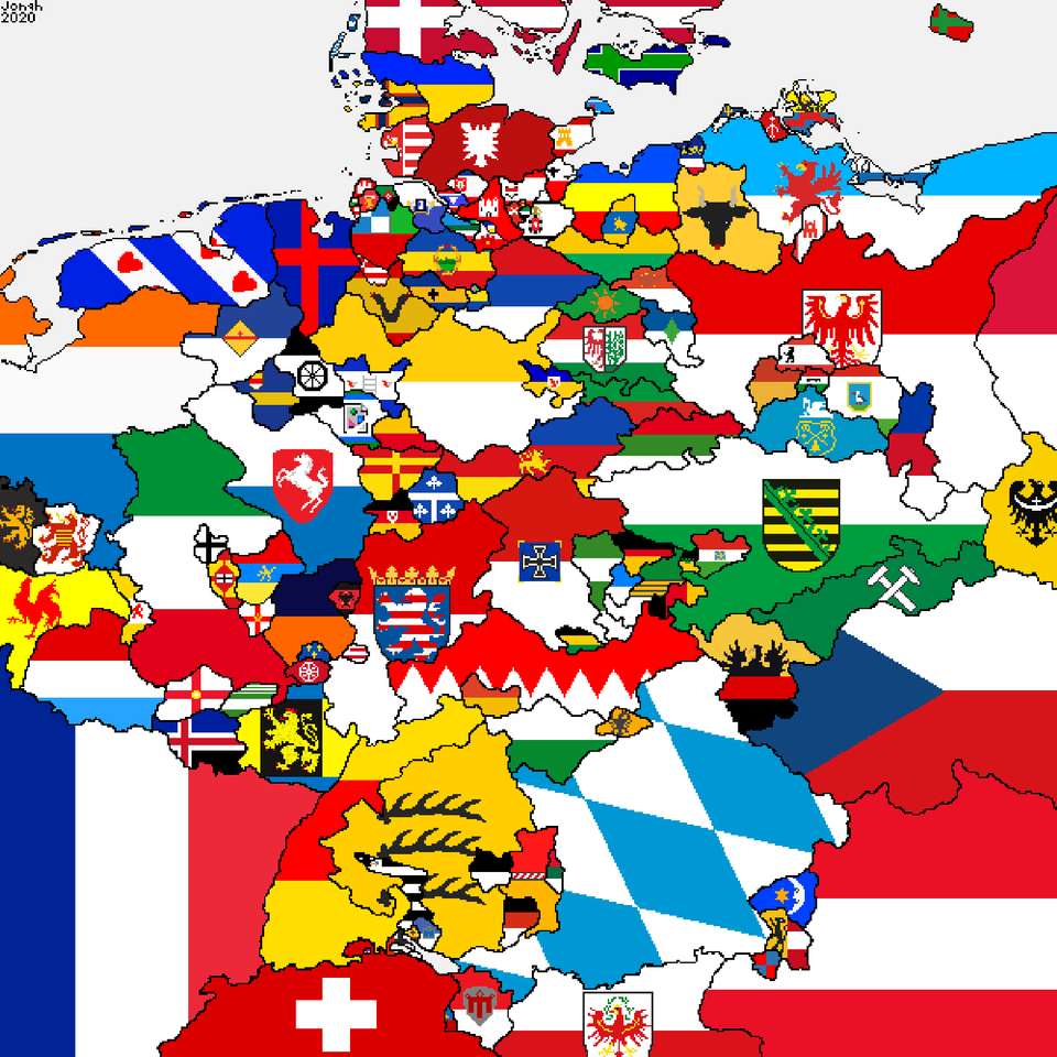 Europa central y occidental rompecabezas en línea
