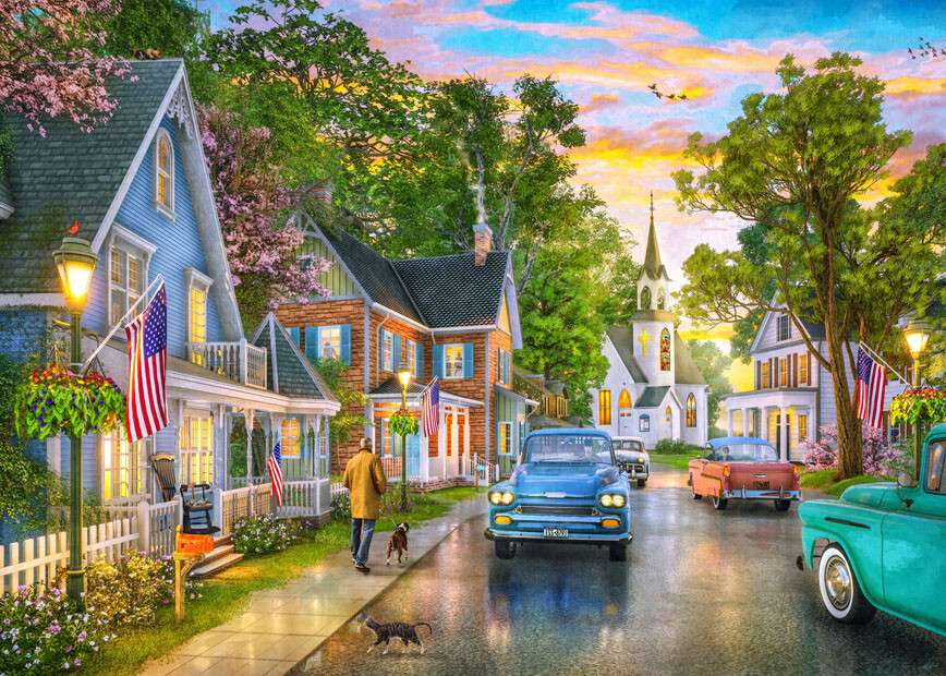 Small town jigsaw puzzle online