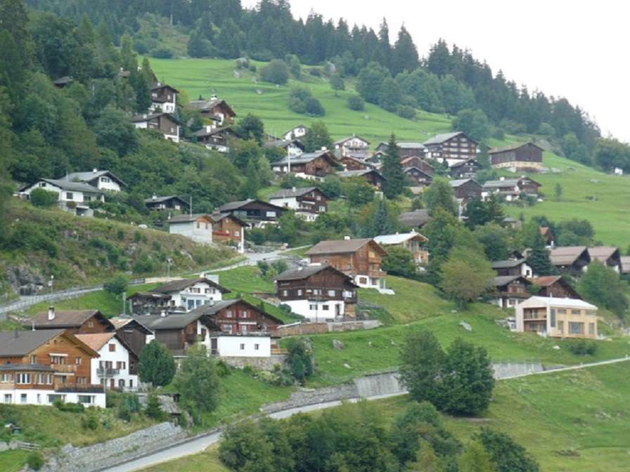 Ελβετία: Ruschein. παζλ online