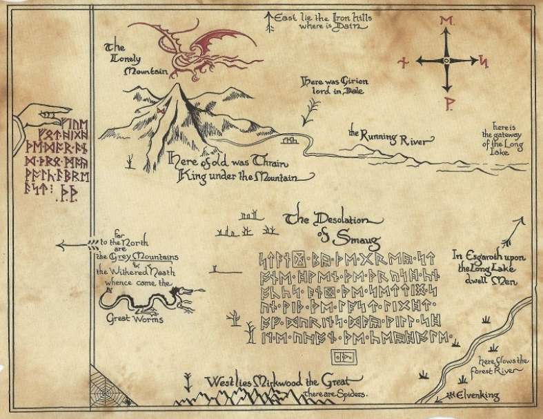 Karta över Thorin Pussel online