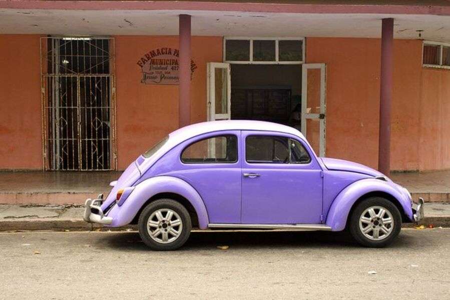 Bil Volkswagen Beetle År 1969 Pussel online