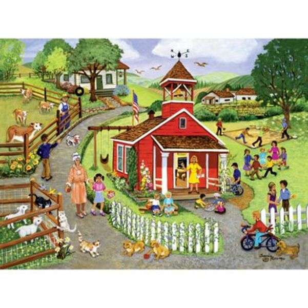 Landhaus für Kinderbetreuung Puzzlespiel online