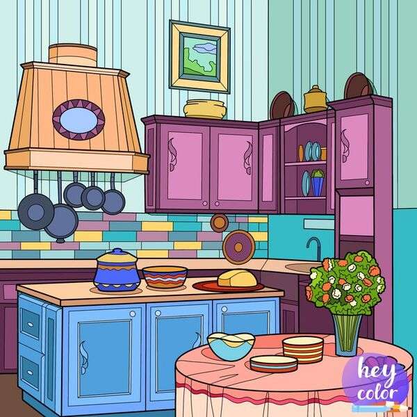 Beautiful kitchen of a house #12 online puzzle