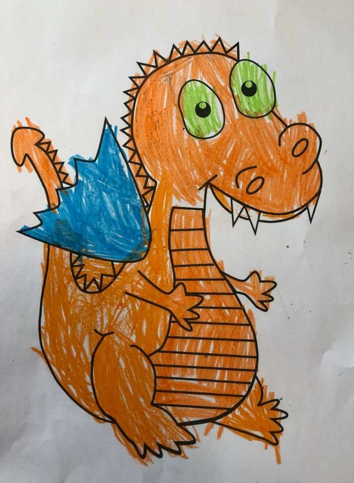 Színes sárkány 4 éves online puzzle