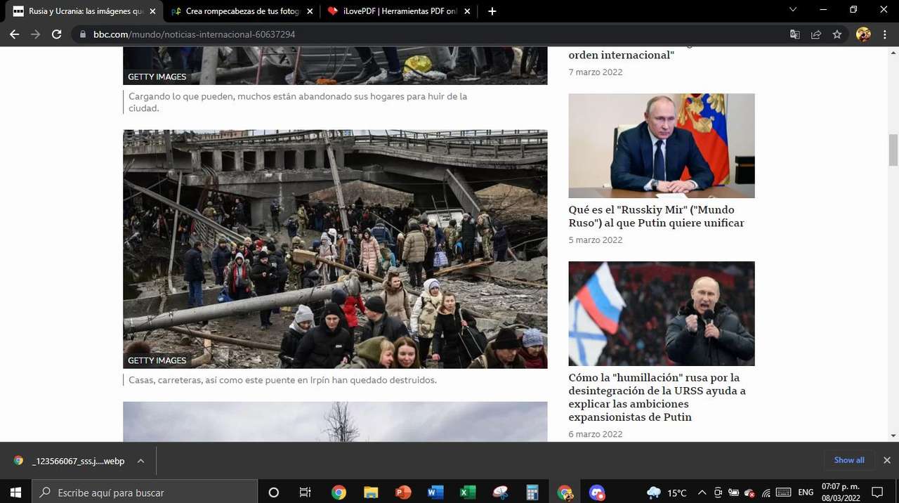 Ukraina vs Ryssland pussel på nätet