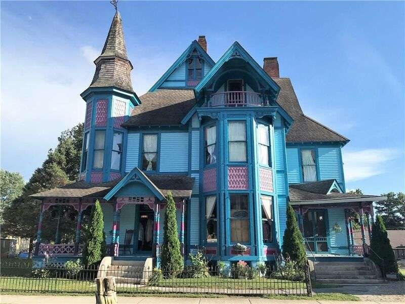Haus im viktorianischen Stil Baujahr 1883 in Indiana USA #89 Puzzlespiel online