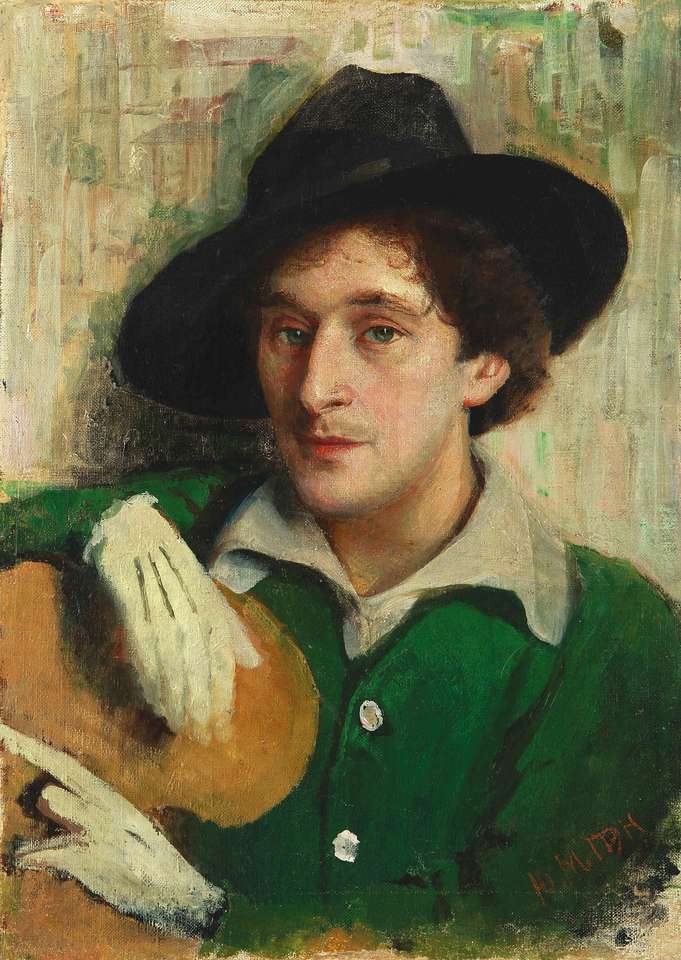 Porträtt av Marc Chagall pussel på nätet