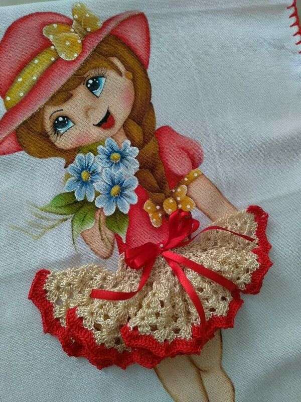 Pălărie roșie de fată Diva jigsaw puzzle online