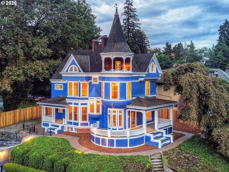 Viktoriánus típusú ház Portland Oregonban, USA #90 kirakós online