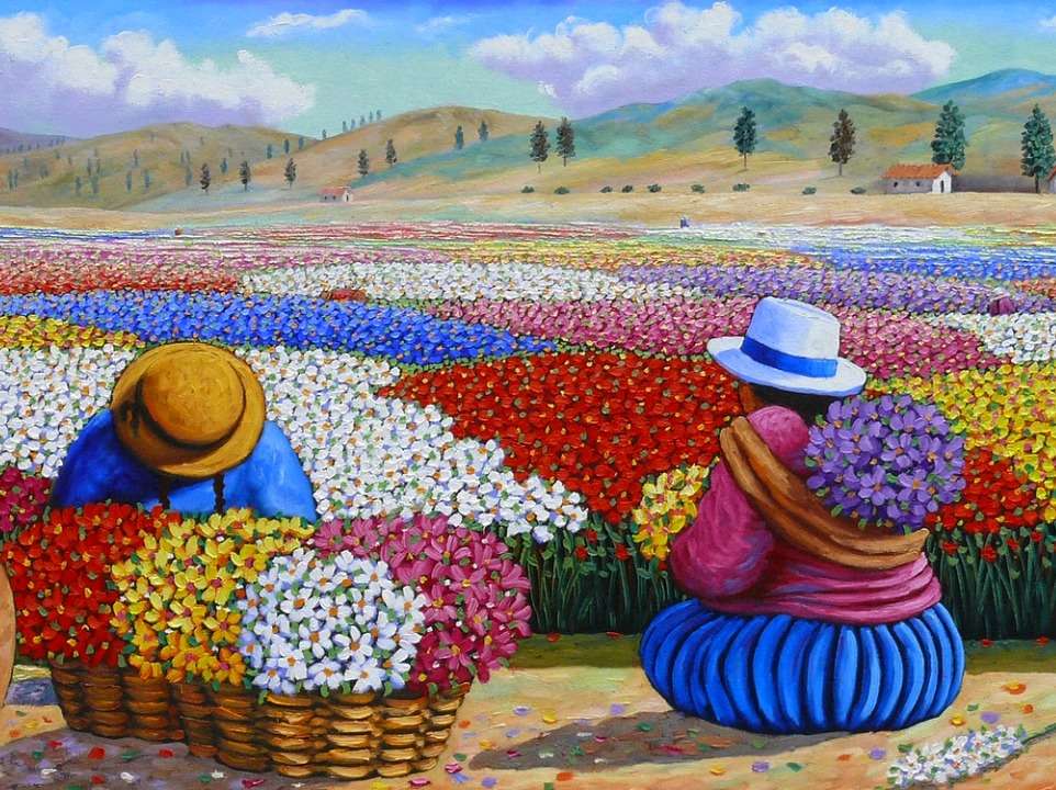 flower pickers jigsaw puzzle online