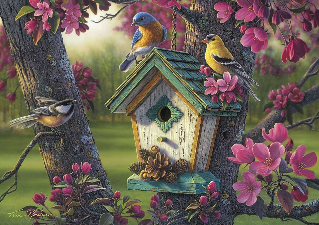 къща за птици онлайн пъзел