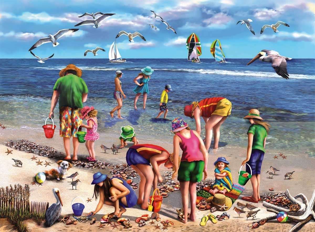 a day on the beach online puzzle