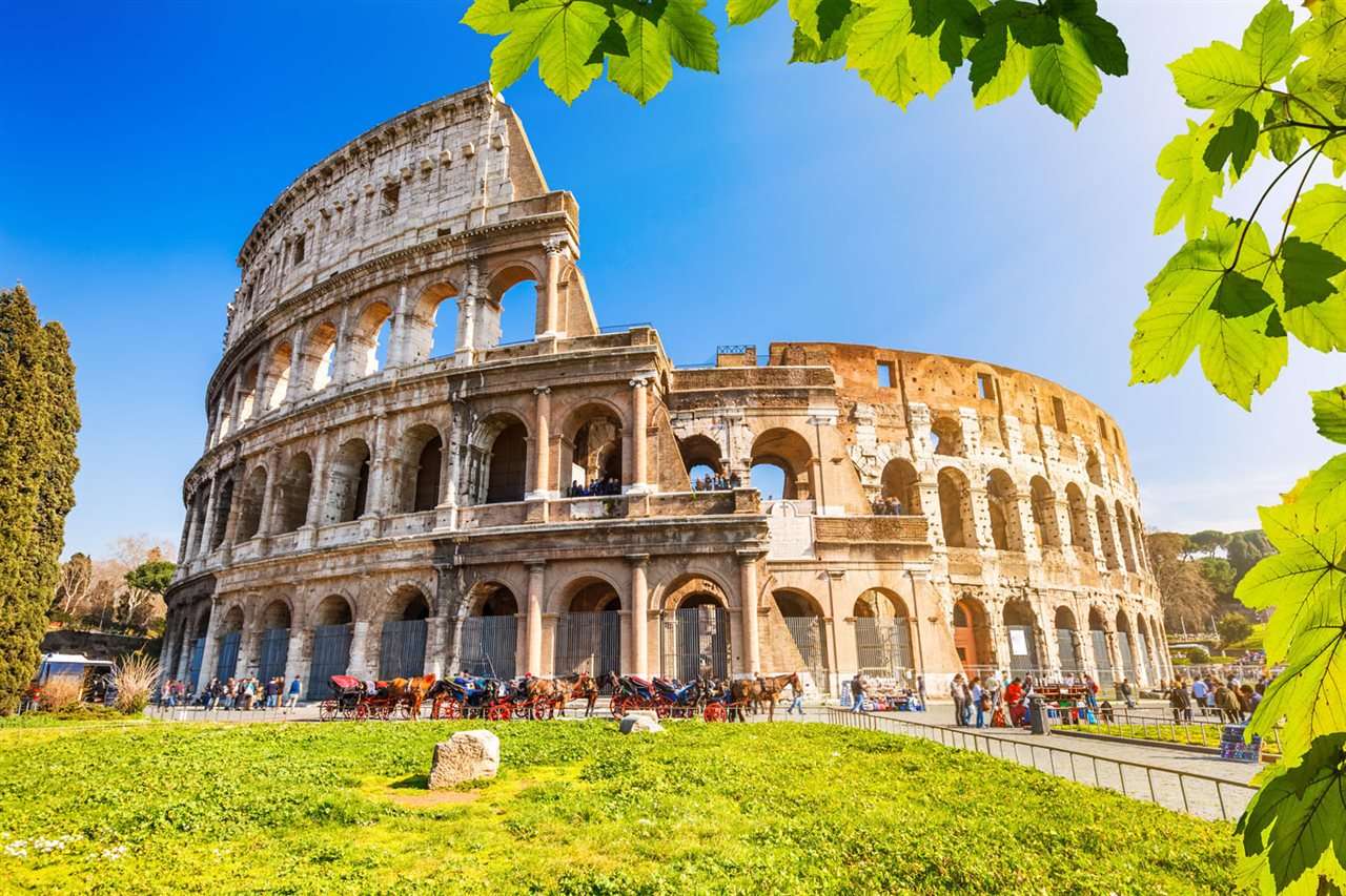 Romerska Colosseum. Pussel online