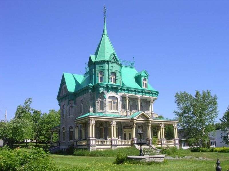 Chateau Richard Victoriaans huis in Quebec # 95 legpuzzel online