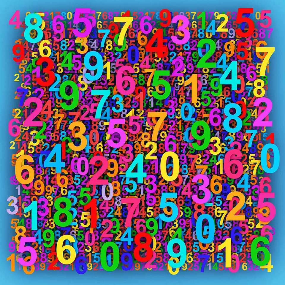 many numbers jigsaw puzzle online