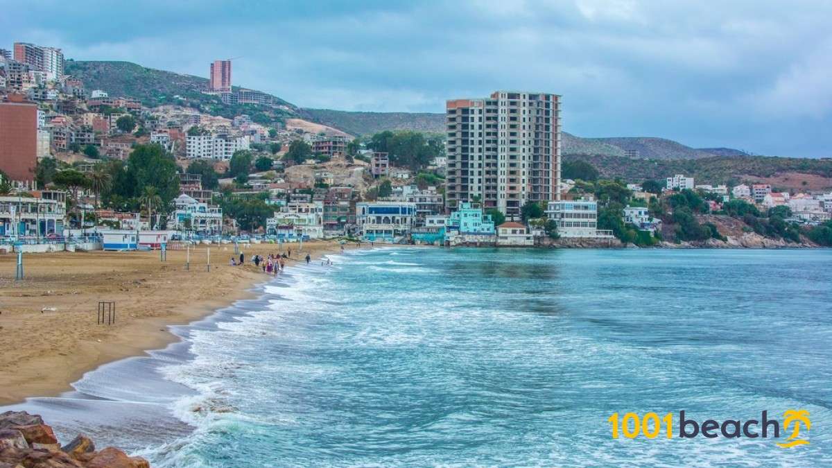 Пляж в Алжире онлайн-пазл