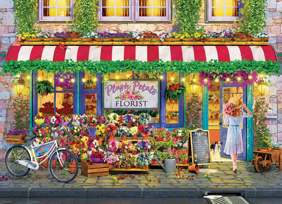 Plush Petals Florist jigsaw puzzle online