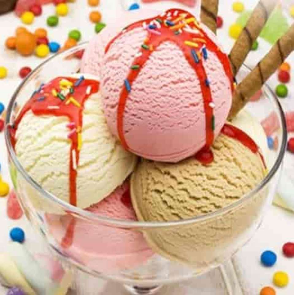 Фруктовое мороженое Sweet Dreams пазл онлайн