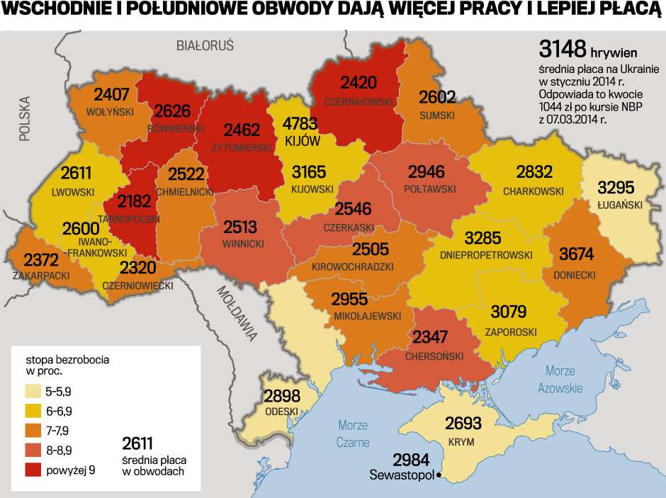 Karta över Ukraina Pussel online